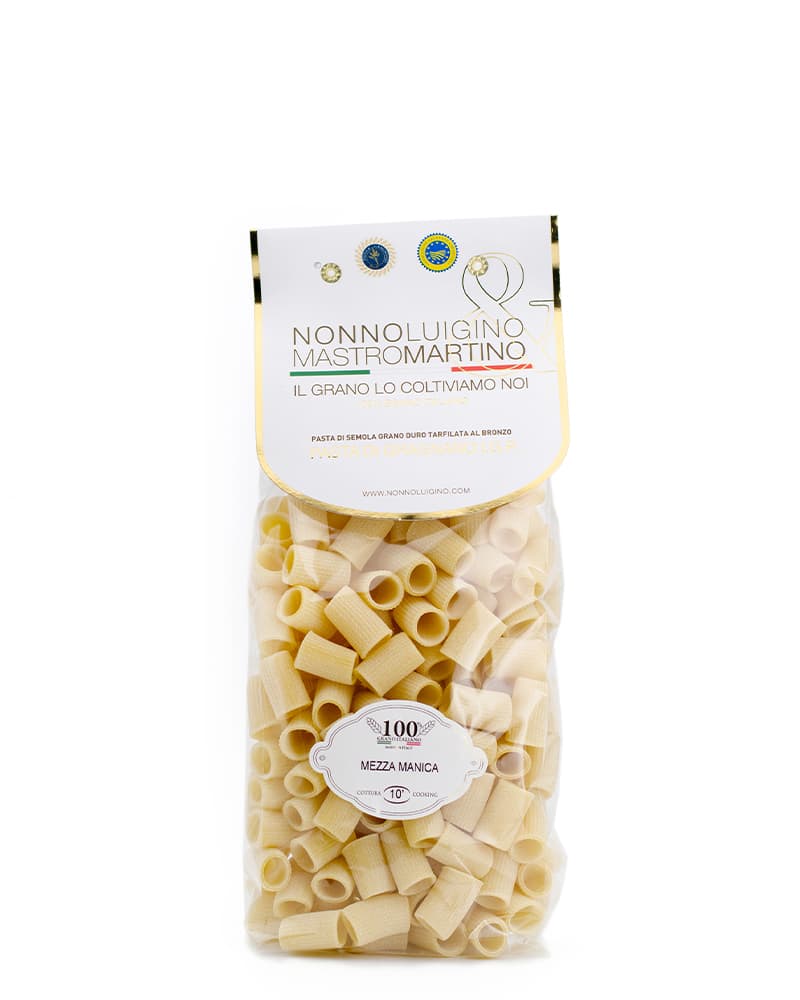 Pasta Artigianale di Gragnano IGP trafilata al bronzo - Mezze Maniche