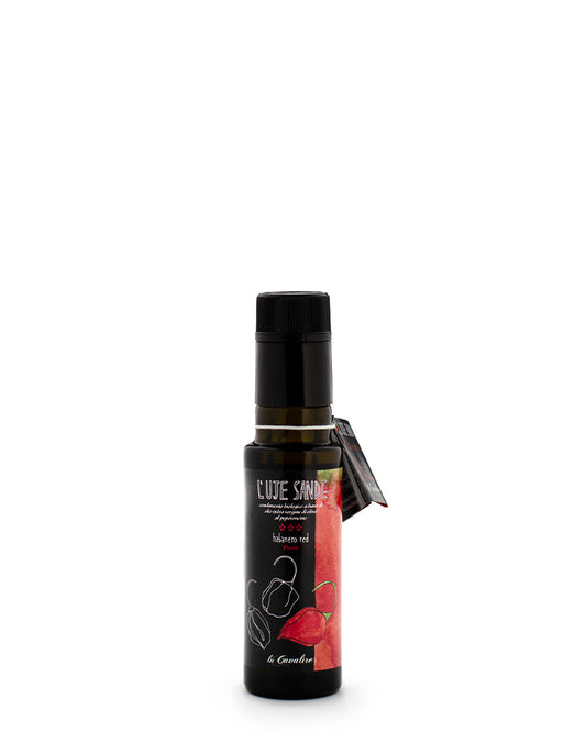 L'Uje Sande - Olio Extra Vergine di Oliva Biologico al Peperoncino Habanero Red - Piccantezza decisa